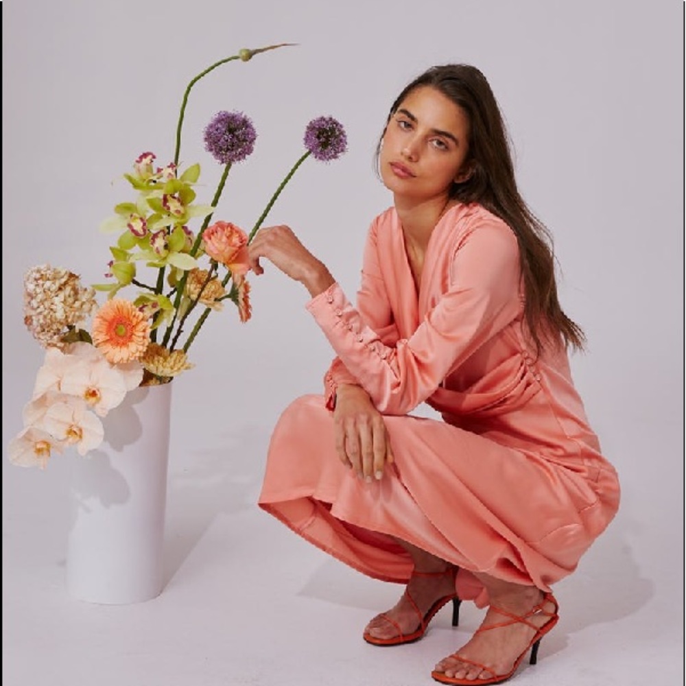 C/MEO Salmon pink gown
